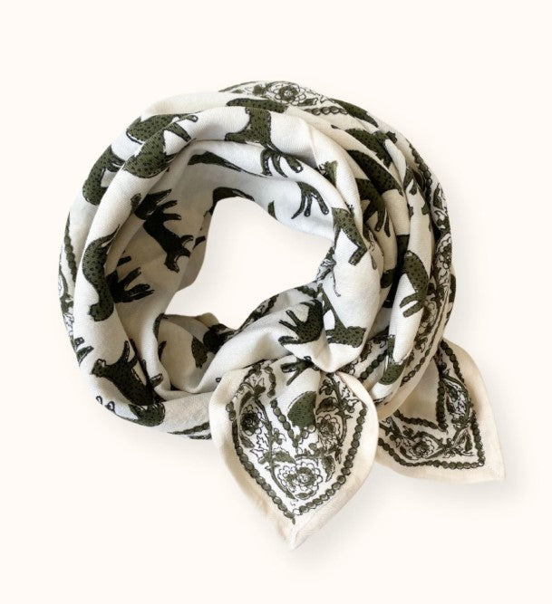 Foulard Latika - Bengale - Eucalyptus