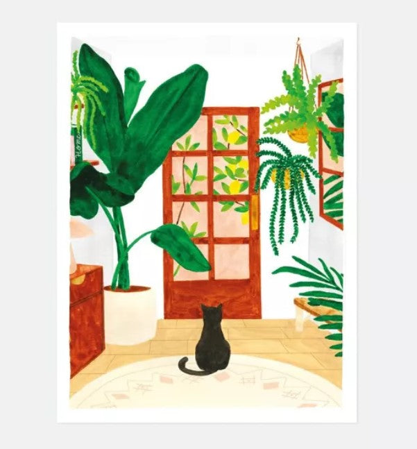 Affiche décorative - Small - Miss You Cat - 18x24 cm