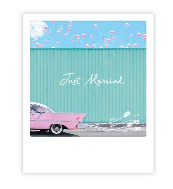 Carte postale - Just married car - ZG1274EN