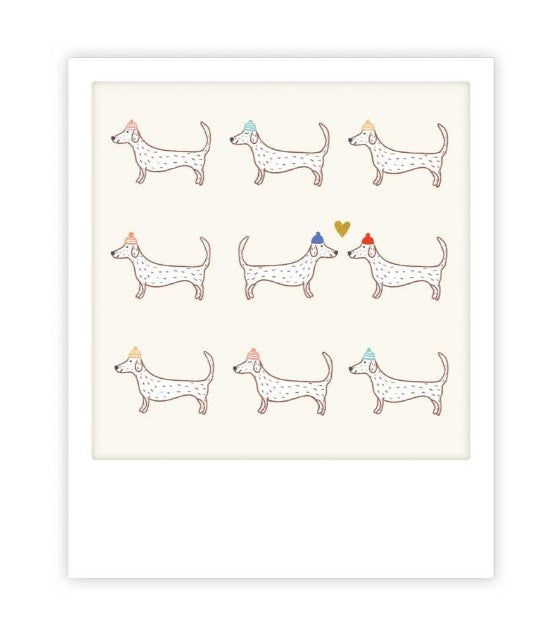 Mini carte postale - Dackelliebe - MP0856