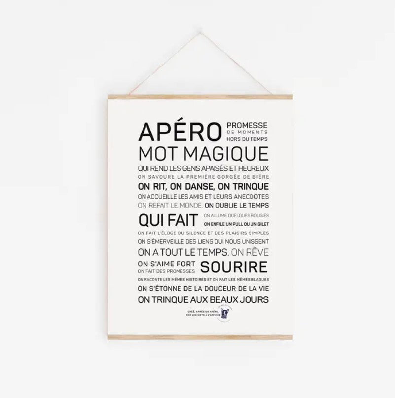Affiche A4 - Apéro