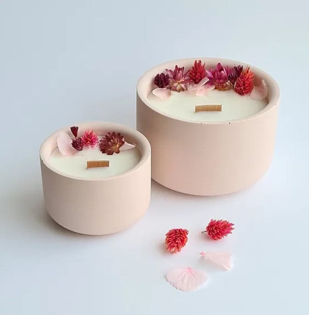Bougie fleurie - Figue fraiche - Small