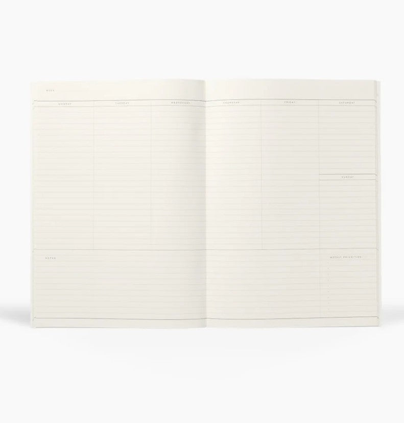 Weekly planner book - Milo - Dark green
