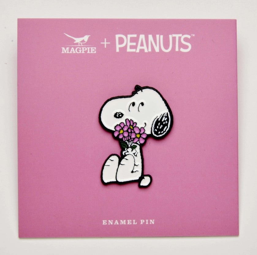 Pin's Peanuts - Give hugs - Fleurs