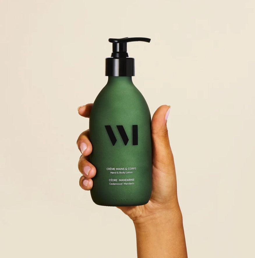 Crème mains et corps - Cèdre & mandarine 290ml