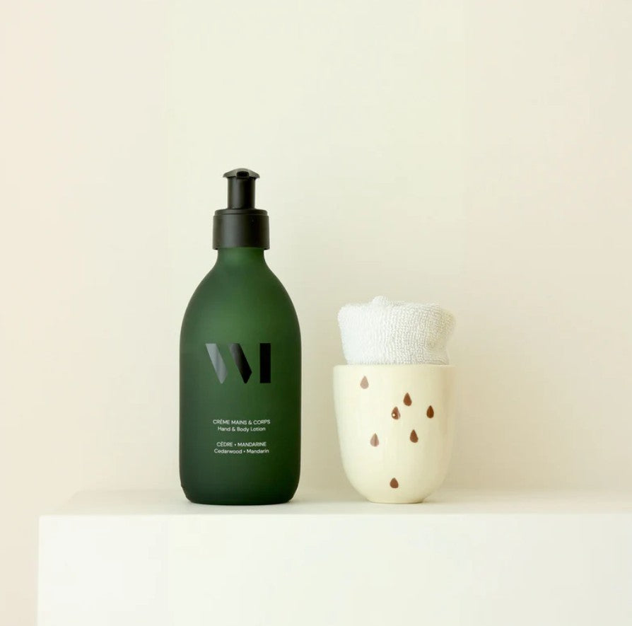Crème mains et corps - Cèdre & mandarine 290ml