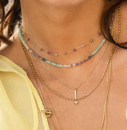 Collier Octavia - violet