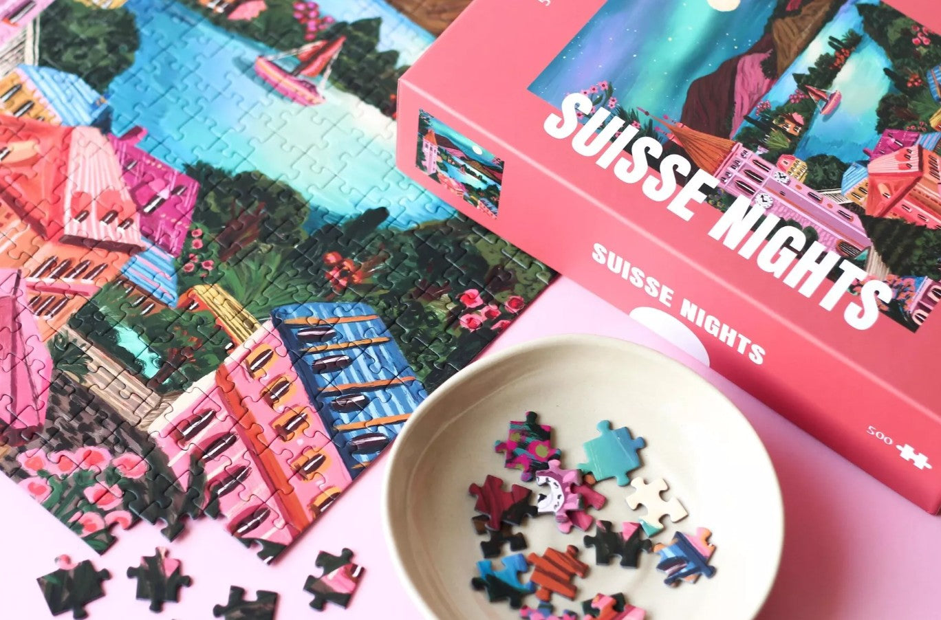 Puzzle - Suisse Nights - 500 pièces
