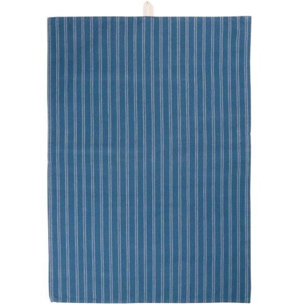 Tea Towel Samuel - dark blue thin natural stripes - 66160-39