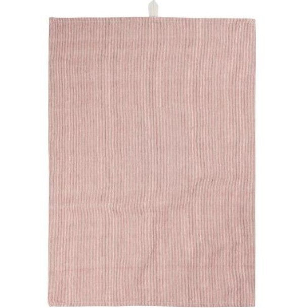 Tea Towel Mie - rust and natural stripes - 66161-70