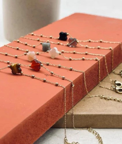 Collier Velasquez - onyx noir