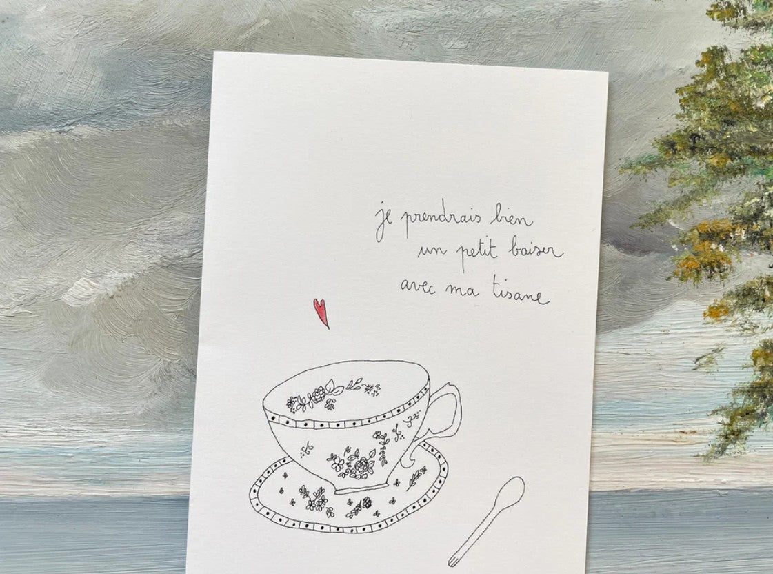 Carte Postale Double - Tisane
