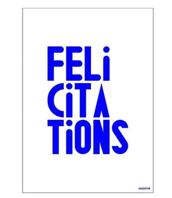Carte - Félicitations