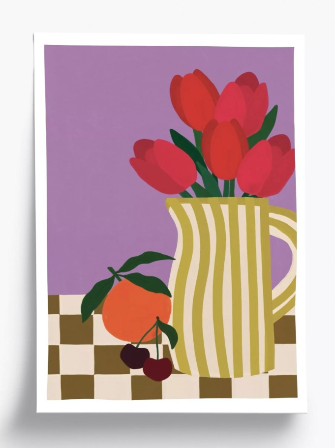 Affiche - A4 - Tulipes