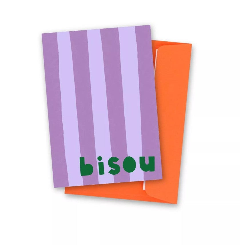 Carte postale - Bisou