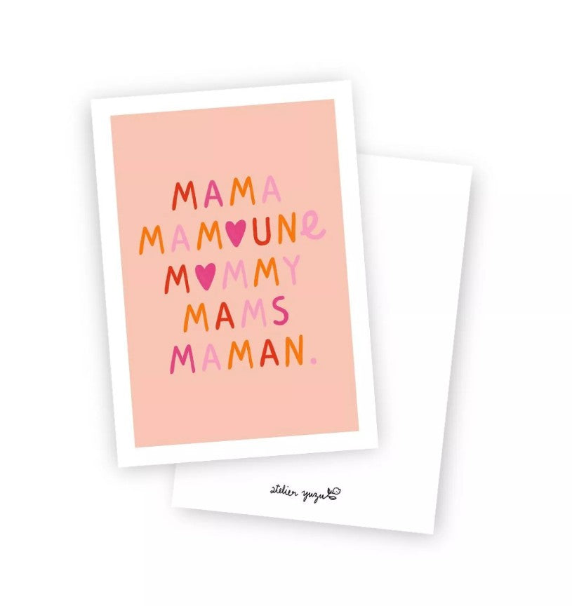 Carte postale - Maman