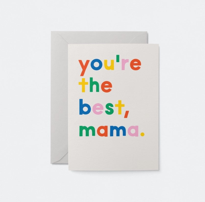 Carte avec enveloppe - You're the best, mama - GOOD30