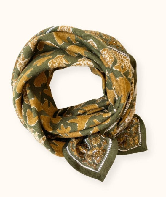 Foulard Latika - Ours - Kaki