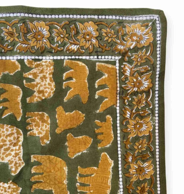 Foulard Latika - Ours - Kaki
