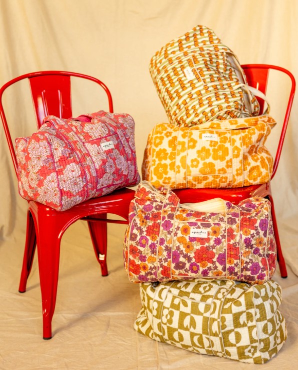 Sac Buddha - Damier - Tobacco
