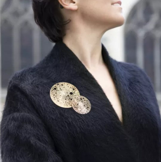 Broche magnétique - Lunar - Rosé