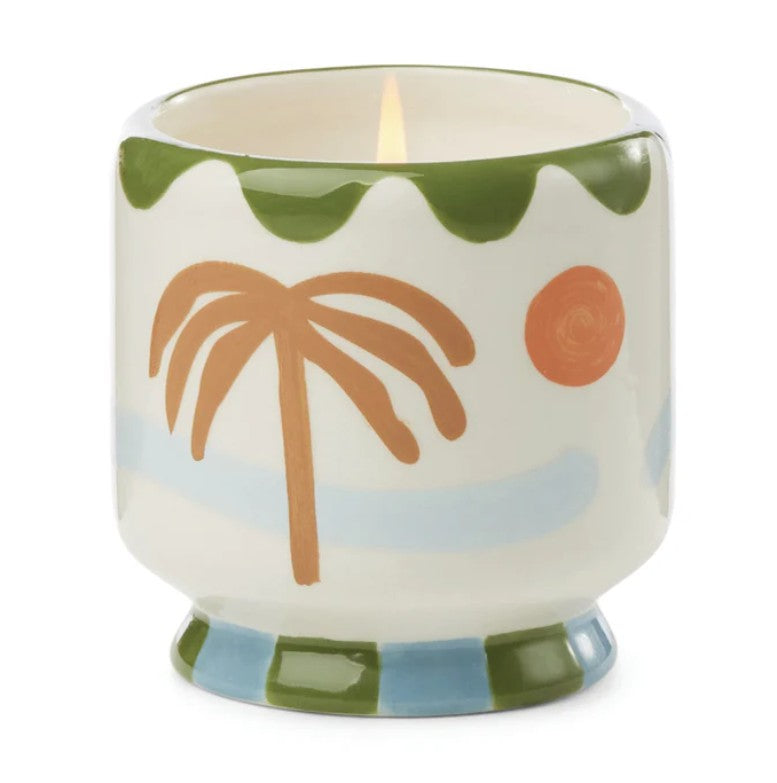 Bougie en céramique - A dopo - Palm Tree - 226g - Lush Palms