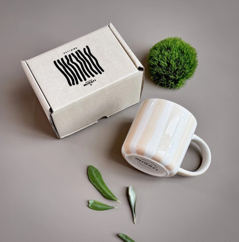 Mug Stripes - Boho Beige
