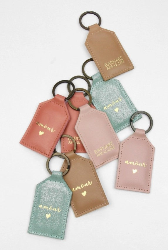 Porte clés Amour - Moka