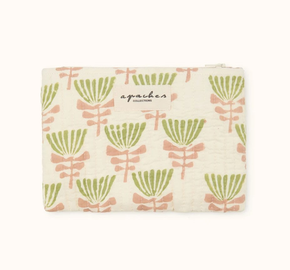 Mini pochette Mana - Tresse - Celery