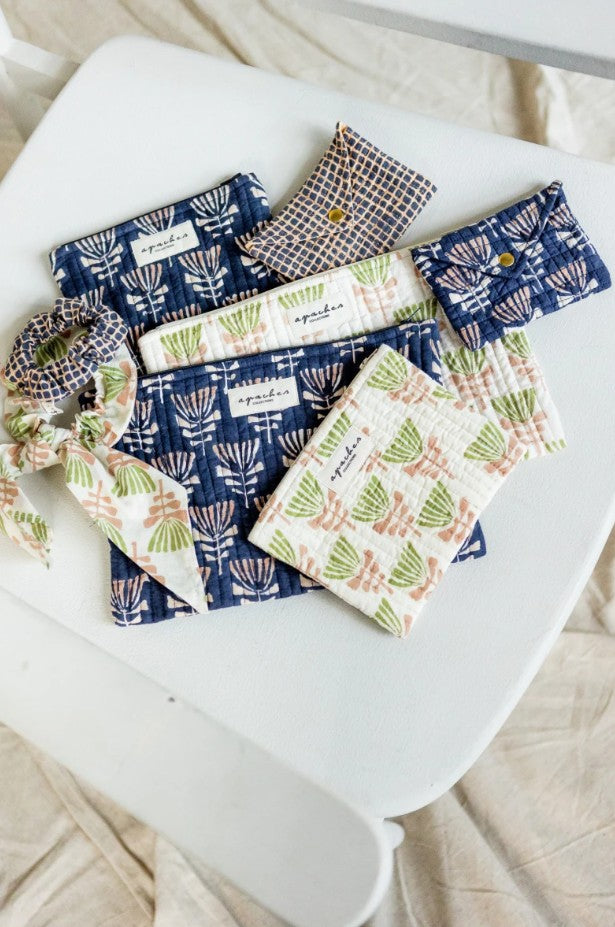 Mini pochette Mana - Tresse - Celery