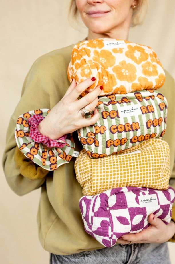 Petite Trousse Gaya - Mosaic - Tobacco