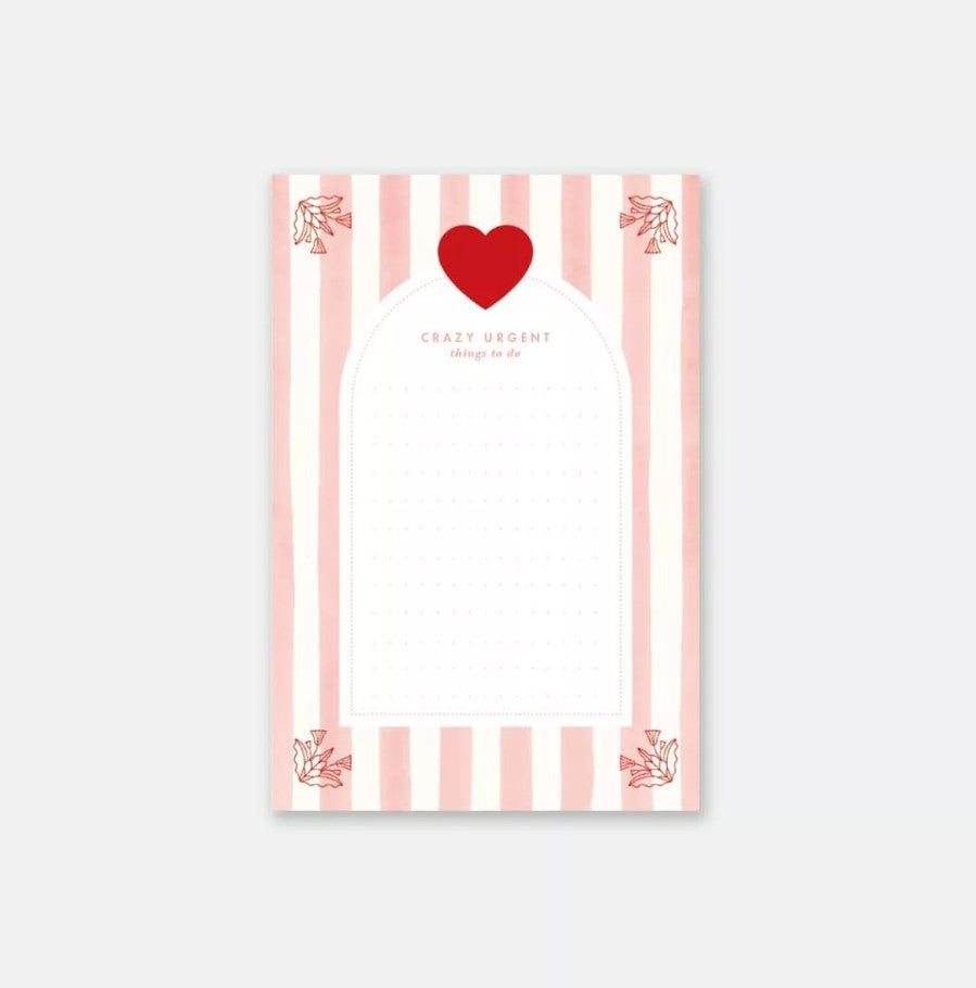 Notepad - Pink Stripes