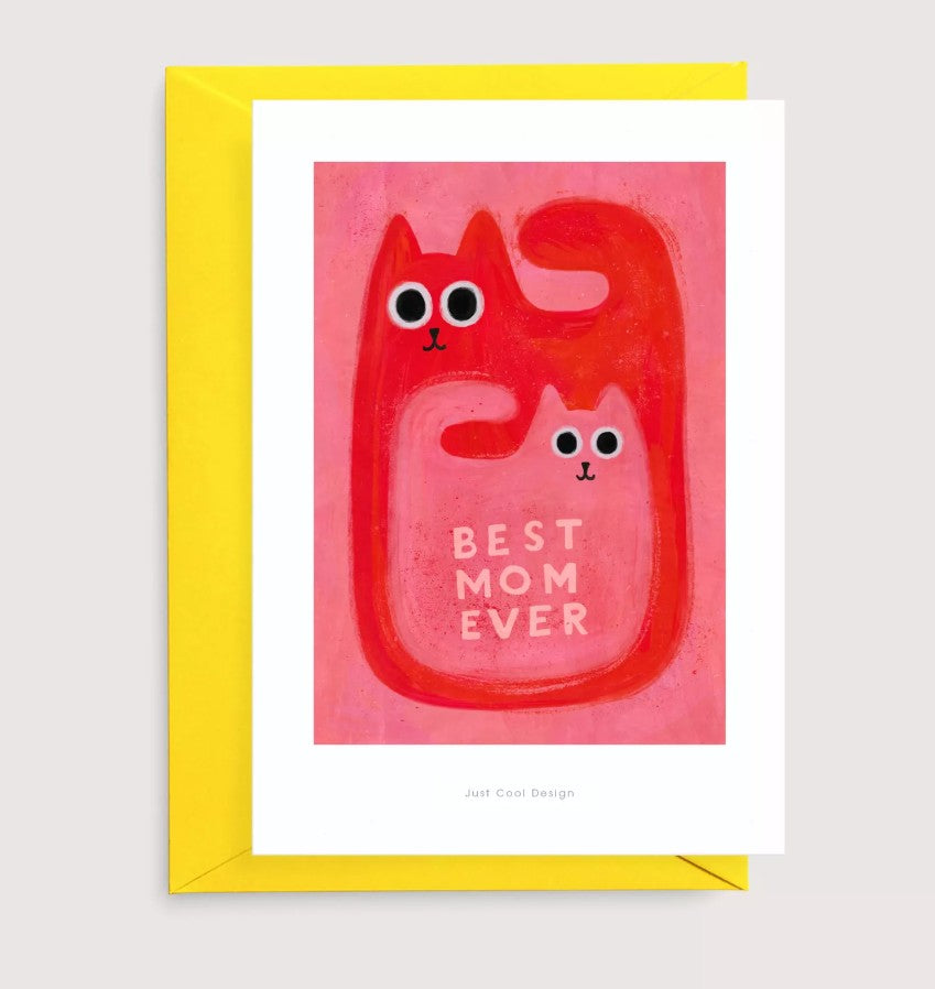 Carte postale avec enveloppe - Best Mom