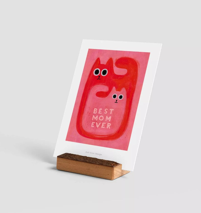 Carte postale avec enveloppe - Best Mom