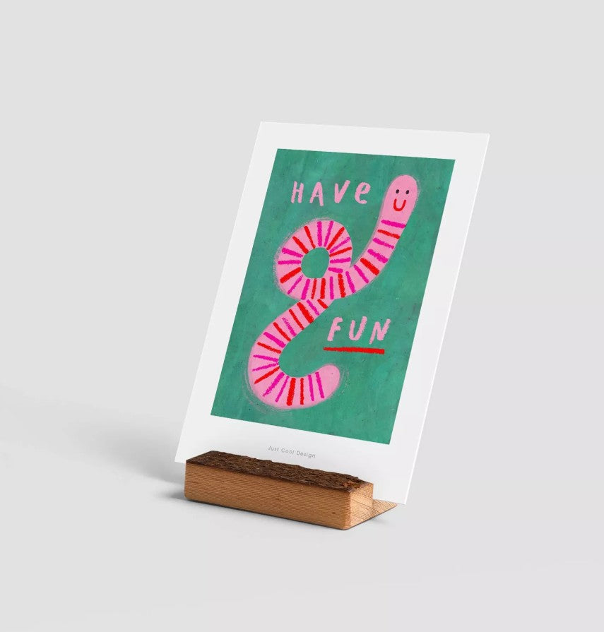 Carte postale avec enveloppe - Have Fun