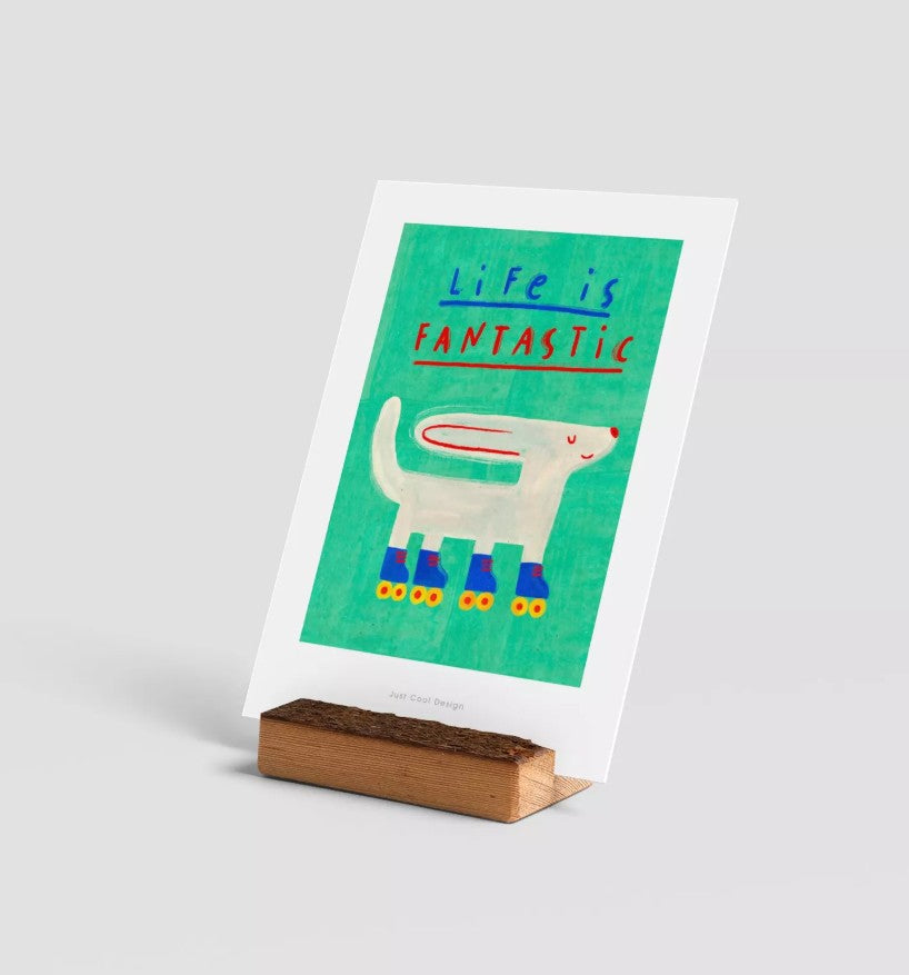 Carte postale avec enveloppe - Life Is Fantastic