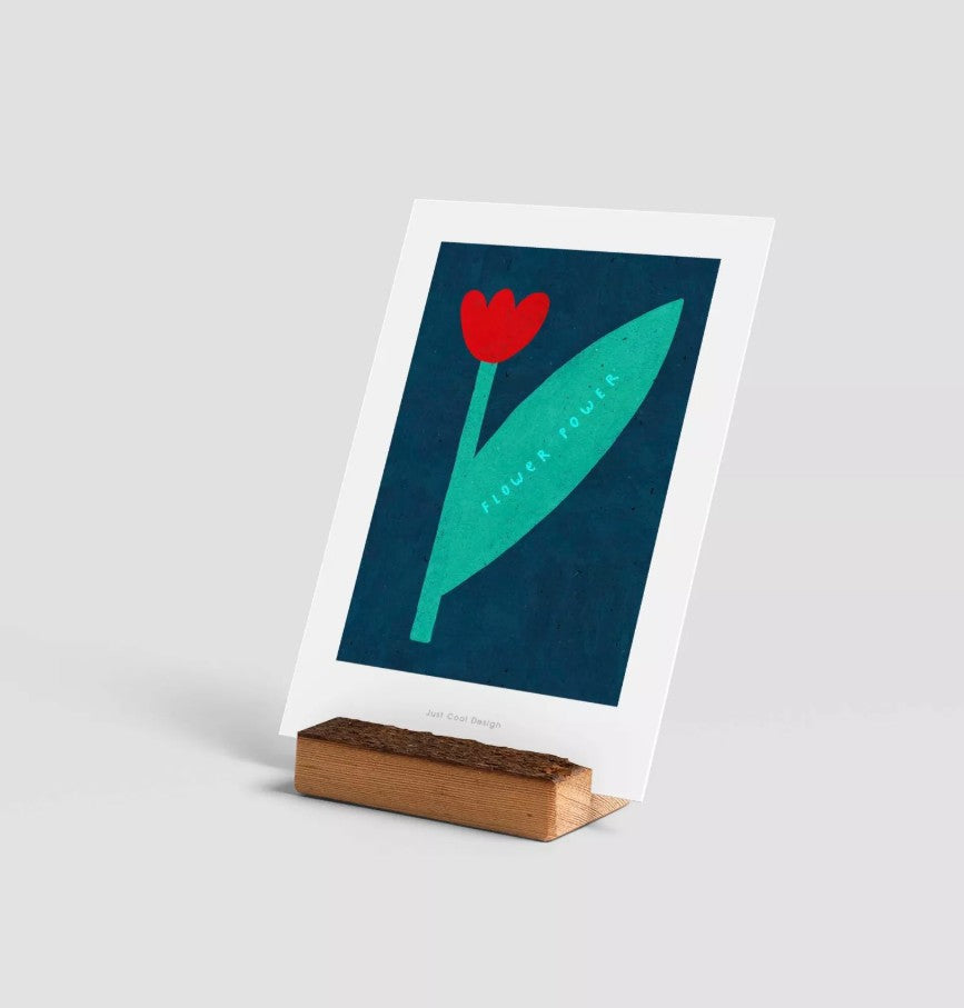 Carte postale avec enveloppe - Flower Power
