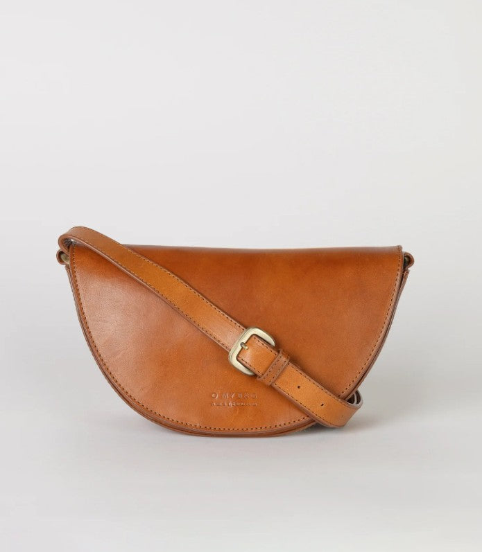 Sac Laura - Cognac Checkered Cassic Leather