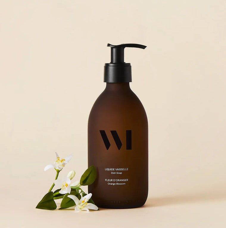 Flacon liquide vaisselle - décor noir - 290 ml