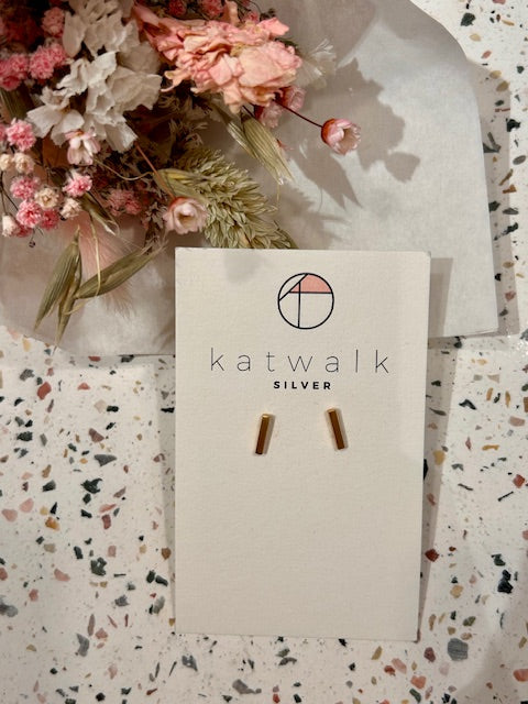 Boucles d'oreilles - or - barrette