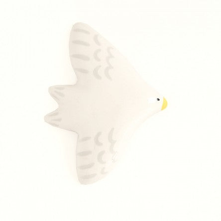 Oiseau mural - Gris et Blanc