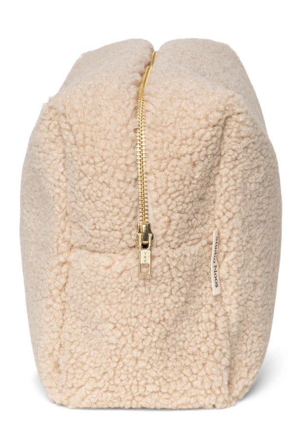 Toiletry Bag - Ecru Teddy