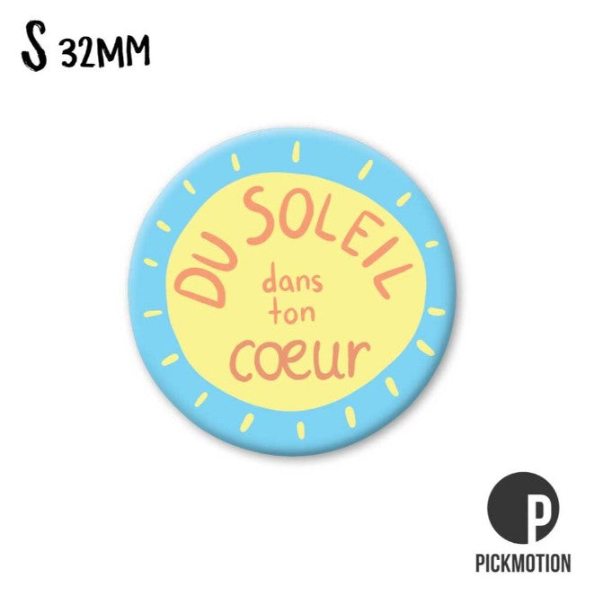 Petit magnet - Du soleil dans ton coeur - MSQ0490FR