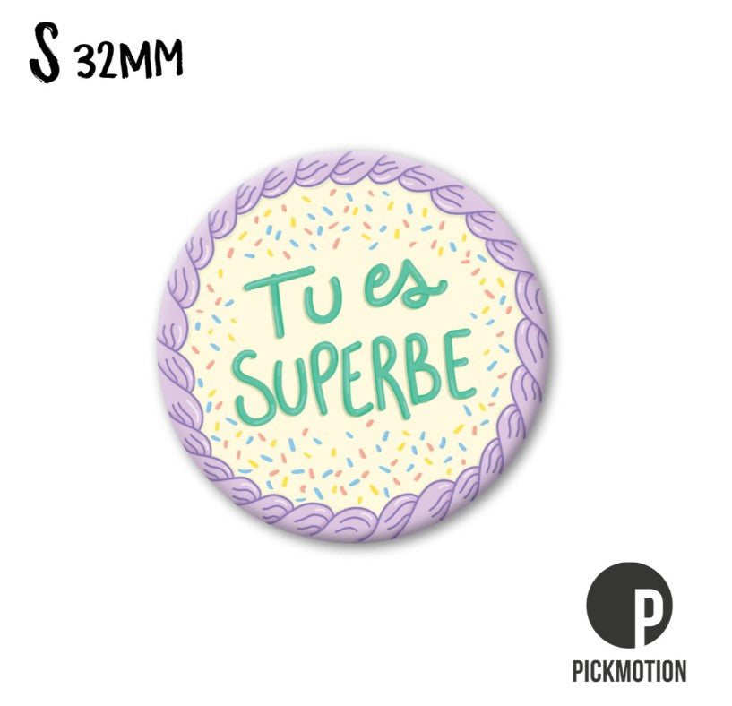 Petit magnet - Tu es superbe - MSQ0455FR