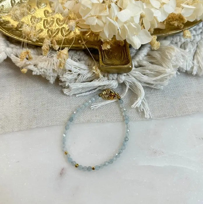 Bracelet - Elsy - aigue-marine