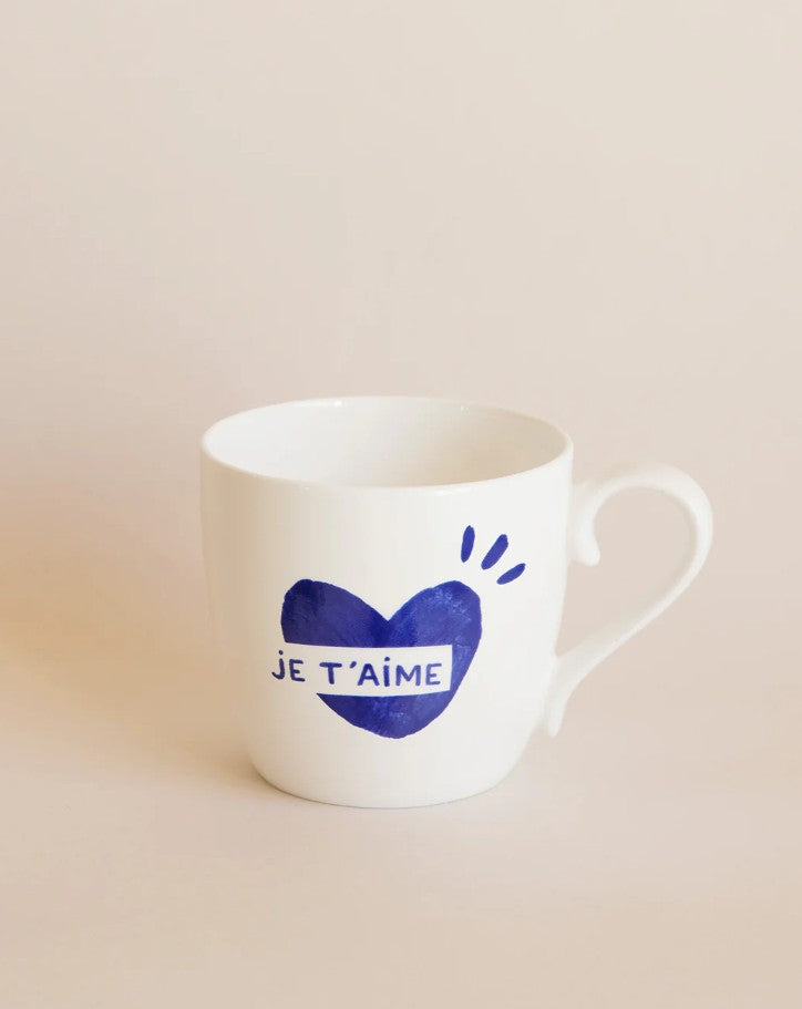 Mug - Je t'aime - bleu