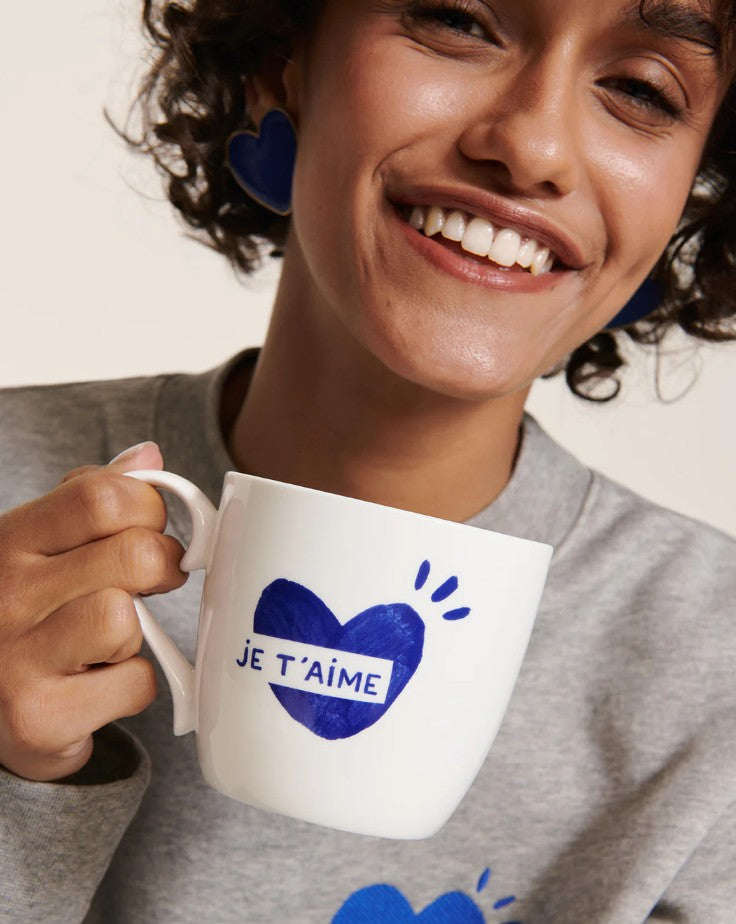 Mug - Je t'aime - bleu