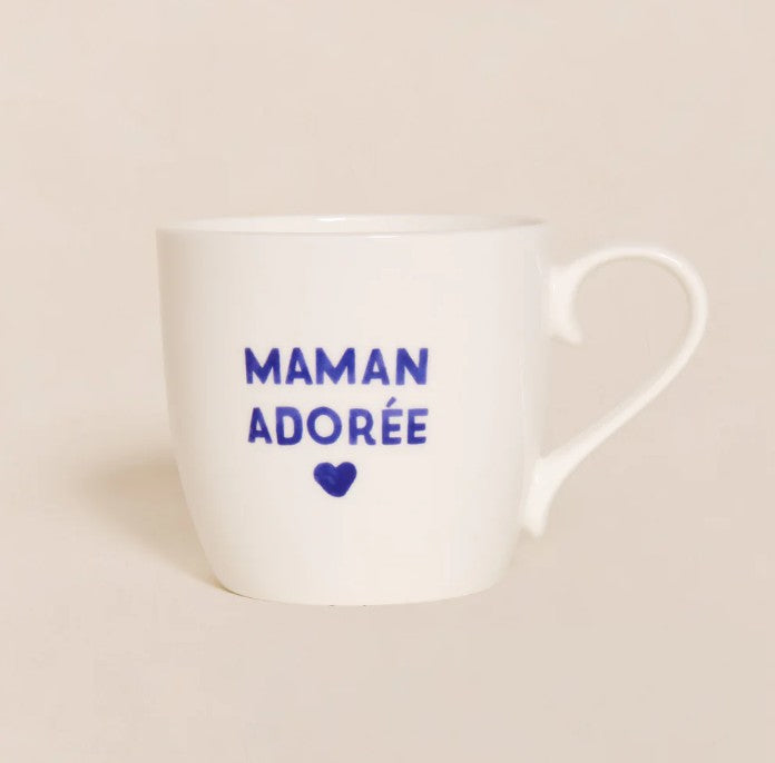 Mug - Maman adorée - bleu
