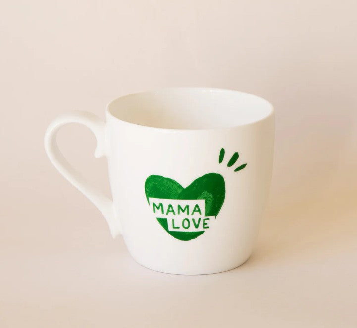 Mug - Mama love - vert sapin
