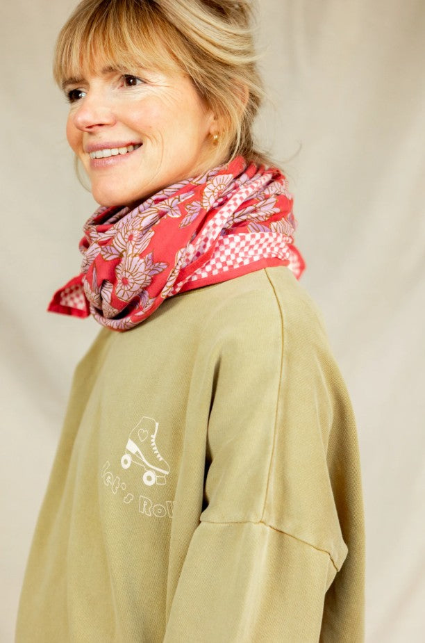 BIG Foulard Latika - Bloom - Magenta